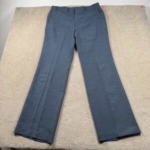 Levi's Mens 36 Blue Action Slacks Mens Vintage Straight Leg Trousers